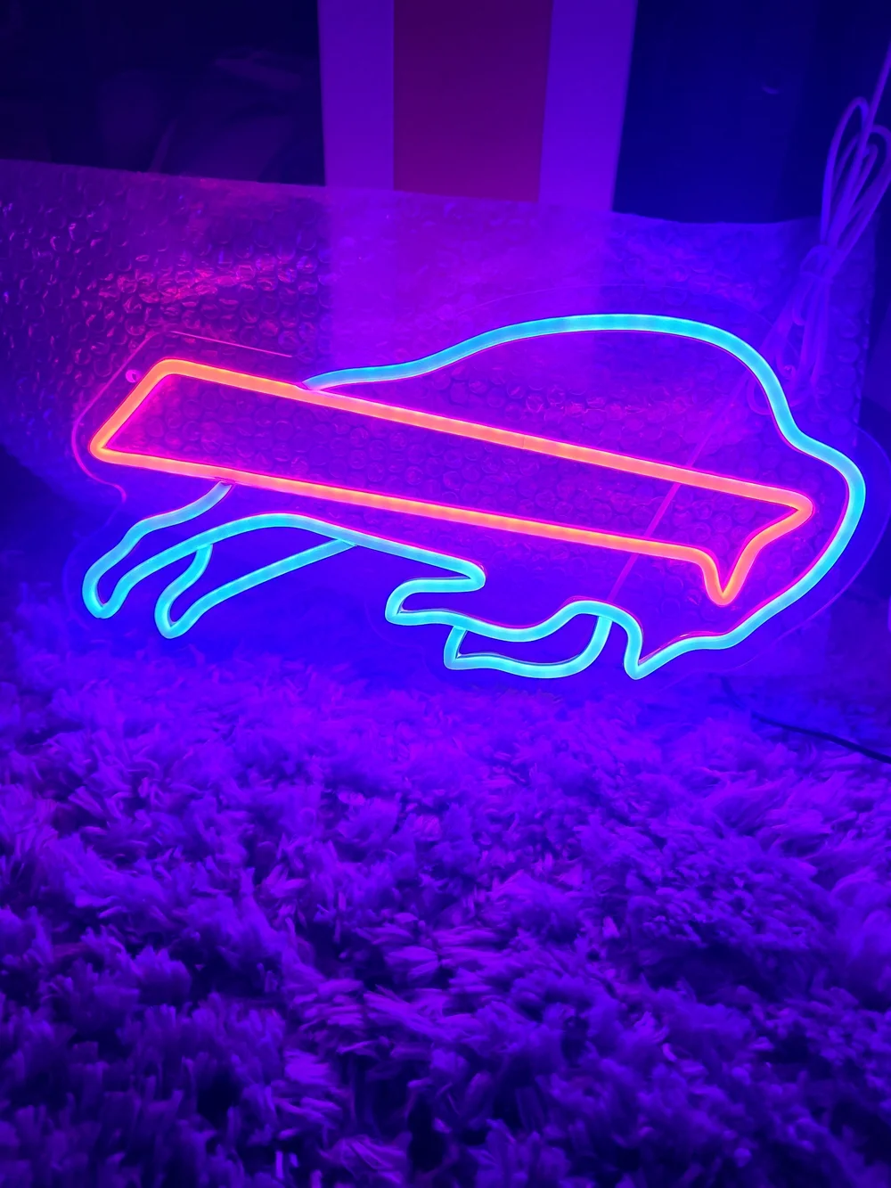 New 16x8 Buffalo Bills Football LED Neon Sign